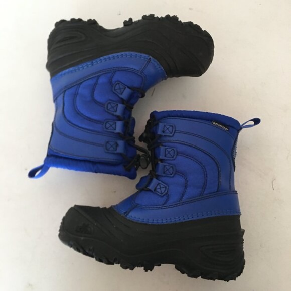 Boys The North Face Snow Boots Sz 12 - Picture 1 of 6